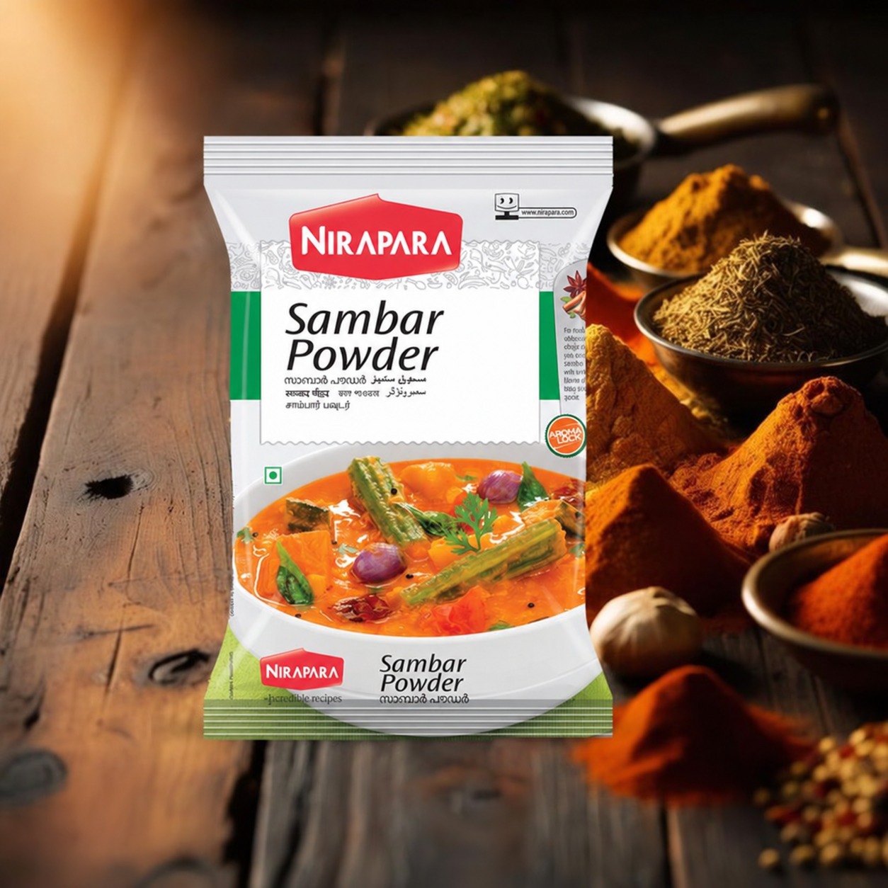 Nirapara Sambar Powder – 160 g